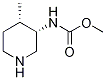 Methyl (cis-4-methylpiperidin-3-yl)carbamate, cis-N-(Methoxycarbonyl)-4-methylpiperidin-3-amine Structure