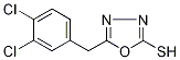 5-(3,4-DICHLOROBENZYL)-1,3,4-OXADIAZOLE-2-THIOL 95%+ Structure