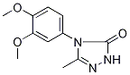2,4-Dihydro-4-(3,4-dimethoxyphenyl)-5-methyl-3H-1,2,4-triazol-3-one Structure
