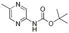 tert-Butyl (5-methylpyrazin-2-yl)carbamate Structure