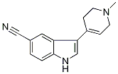 3-(1-Methyl-1,2,3,6-tetrahydropyridin-4-yl)-1H-indole-5-carbonitrile Structure