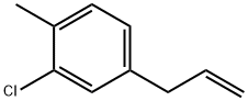 3-(3-Chloro-4-methylphenyl)prop-1-ene Structure