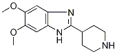 5,6-Dimethoxy-2-(piperidin-4-yl)-1H-benzimidazole 구조식 이미지