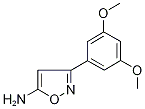 5-Amino-3-(3,5-dimethoxyphenyl)isoxazole 구조식 이미지