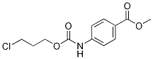 Methyl 4-{[(3-chloropropoxy)carbonyl]amino}benzoate Structure