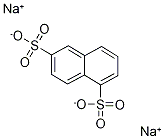 Naphthalene-1,6-disulphonic acid disodium salt, 5% aqueous solution 구조식 이미지