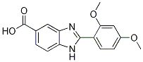 2-(2,4-Dimethoxyphenyl)-1H-benzimidazole-5-carboxylic acid Structure