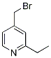 4-Bromomethyl-2-ethylpyridine 구조식 이미지