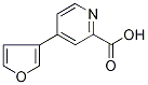 4-(Fur-3-yl)picolinic acid Structure