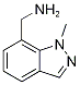 (1-Methyl-1H-indazol-7-yl)methylamine 구조식 이미지