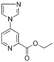 2-(Ethoxycarbonyl)-4-(1H-imidazol-1-yl)pyridine Structure