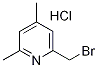 2-(Bromomethyl)-4,6-dimethylpyridine hydrochloride 구조식 이미지