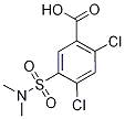 2,4-Dichloro-5-[(dimethylamino)sulphonyl]benzoic acid Structure