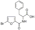 N-[(5-Bromofuran-2-yl)carbonyl]-DL-phenylalanine Structure