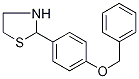 2-[4-(Benzyloxy)phenyl]-1,3-thiazolidine 구조식 이미지