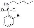2-Bromo-N-pentylbenzenesulphonamide Structure