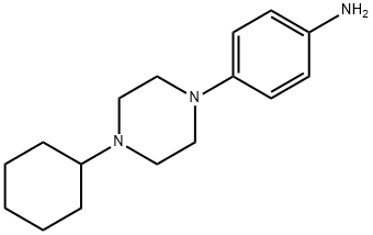 4-(4-Cyclohexylpiperazin-1-yl)aniline 구조식 이미지