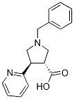 trans-1-Benzyl-3-carboxy-4-(pyridin-2-yl)pyrrolidine 구조식 이미지