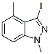 1,4-Dimethyl-3-iodo-1H-indazole Structure