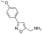 [3-(4-Methoxyphenyl)isoxazol-5-yl]methylamine Structure