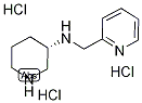 (3S)-N-[(Pyridin-2-yl)methyl]piperidin-3-amine trihydrochloride, 2-({[(3S)-Piperidin-3-yl]amino}methyl)pyridine trihydrochloride 구조식 이미지
