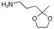 3-(2-Methyl-1,3-dioxolan-2-yl)propylamine 구조식 이미지