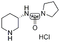 1-{[(3S)-Piperidin-3-yl]carbamoyl}pyrrolidine hydrochloride, (3S)-3-{[(Pyrrolidin-1-yl)carbonyl]amino}piperidine hydrochloride Structure