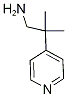 2-Methyl-2-(pyridin-4-yl)propan-1-amine, 2-Methyl-2-(pyridin-4-yl)propylamine Structure