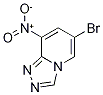 6-Bromo-8-nitro[1,2,4]triazolo[4,3-a]pyridine 구조식 이미지