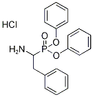 Diphenyl 1-amino-2-phenylethylphosphonate hydrochloride Structure