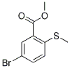 Methyl 5-bromo-2-(methylthio)benzoate 96% 구조식 이미지