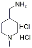 4-(Aminomethyl)-1-methylpiperidine dihydrochloride 구조식 이미지