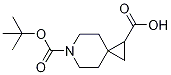 6-Aza-6-(tert-butoxycarbonyl)spiro[2.5]octane-1-carboxylic acid 구조식 이미지