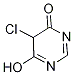 5-Chloro-4,5-dihydro-6-hydroxy-4-oxopyrimidine, 5-Chloro-4,5-dihydro-4-oxopyrimidin-6-ol Structure