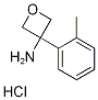 3-(2-Methylphenyl)oxetan-3-amine hydrochloride, 2-(3-Aminooxetan-3-yl)toluene hydrochloride 구조식 이미지