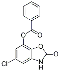 7-(Benzoyloxy)-5-chloro-2,3-dihydro-2-oxo-1,3-benzoxazole Structure