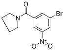 1-(3-Bromo-5-nitrobenzoyl)pyrrolidine 97% Structure