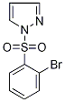 1-[(2-Bromophenyl)sulphonyl]-1H-pyrazole Structure