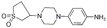 4-[4-(1,1-Dioxidotetrahydrothiophen-3-yl)piperazin-1-yl]aniline Structure