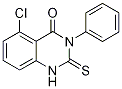 5-Chloro-2,3-dihydro-3-phenyl-2-thioxo-1H-quinazolin-4-one Structure