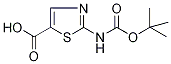 2-Amino-1,3-thiazole-5-carboxylic acid, N-BOC protected Structure