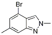 4-Bromo-2,6-dimethyl-2H-indazole Structure