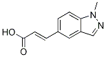 trans-3-(1-Methyl-1H-indazol-5-yl)prop-2-enoic acid 구조식 이미지