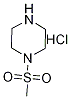 1-(Methylsulphonyl)piperazine hydrochloride Structure