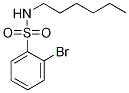 2-Bromo-N-hexylbenzenesulphonamide Structure