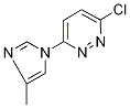 3-Chloro-6-(4-methyl-1H-imidazol-1-yl)pyridazine 98% Structure