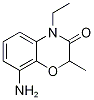 8-Amino-4-ethyl-2-methyl-2H-1,4-benzoxazin-3(4H)-one Structure