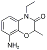 8-Amino-4-ethyl-2-methyl-2H-1,4-benzoxazin-3(4H)-one 구조식 이미지