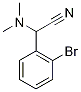 (2-Bromophenyl)(dimethylamino)acetonitrile Structure