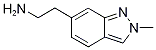 2-(2-Methyl-2H-indazol-6-yl)ethylamine 구조식 이미지